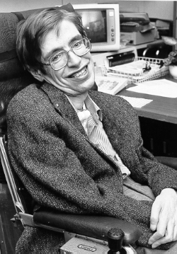 Foto Stephen Hawking, NASA, 80. léta